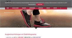 Desktop Screenshot of meha.de